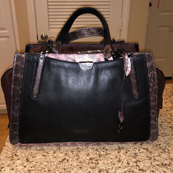 Final Price🎉Coach Dreamer 36 Colorblock Snakeskin - Picture 2 of 13